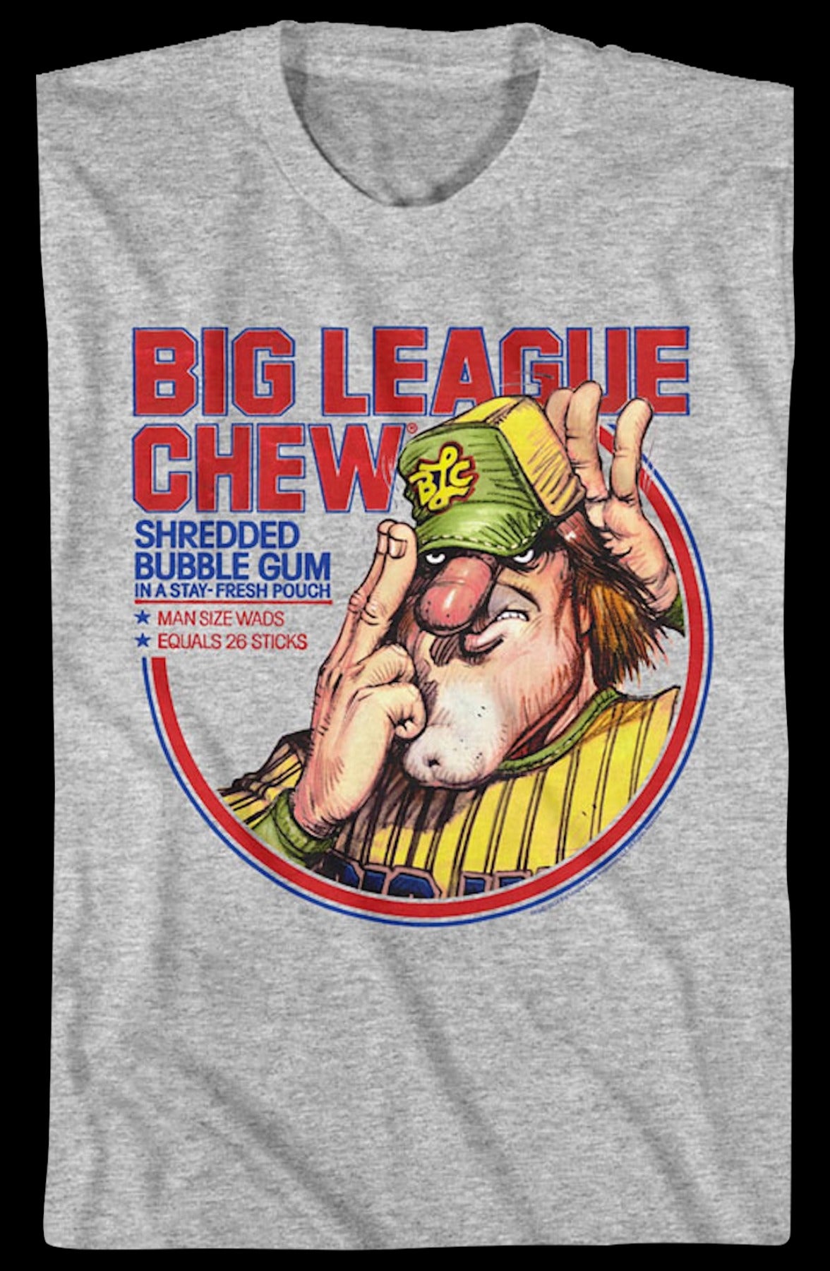 Vintage Gray Pitcher Big League Chew T-Shirt