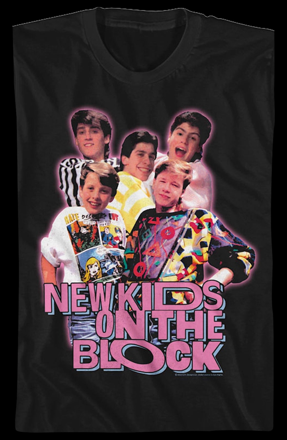 Vintage Group Photo New Kids On The Block T-Shirt