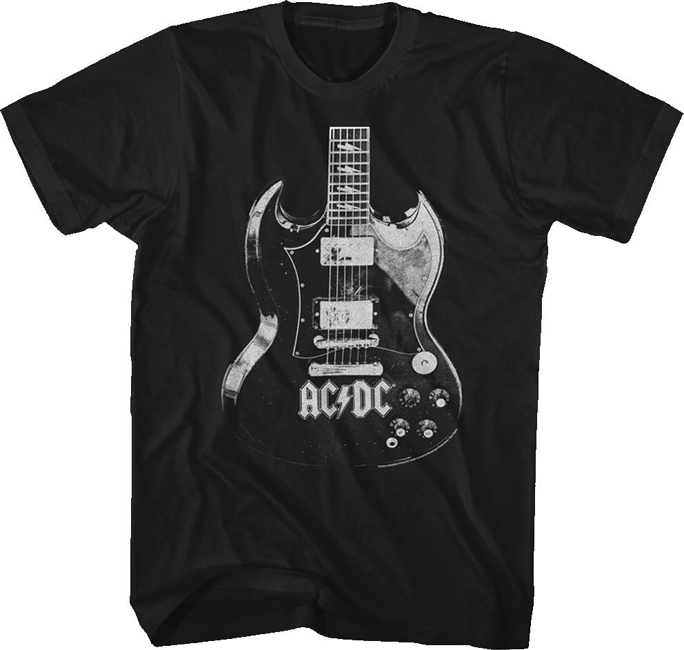 Vintage Guitar ACDC Shirt