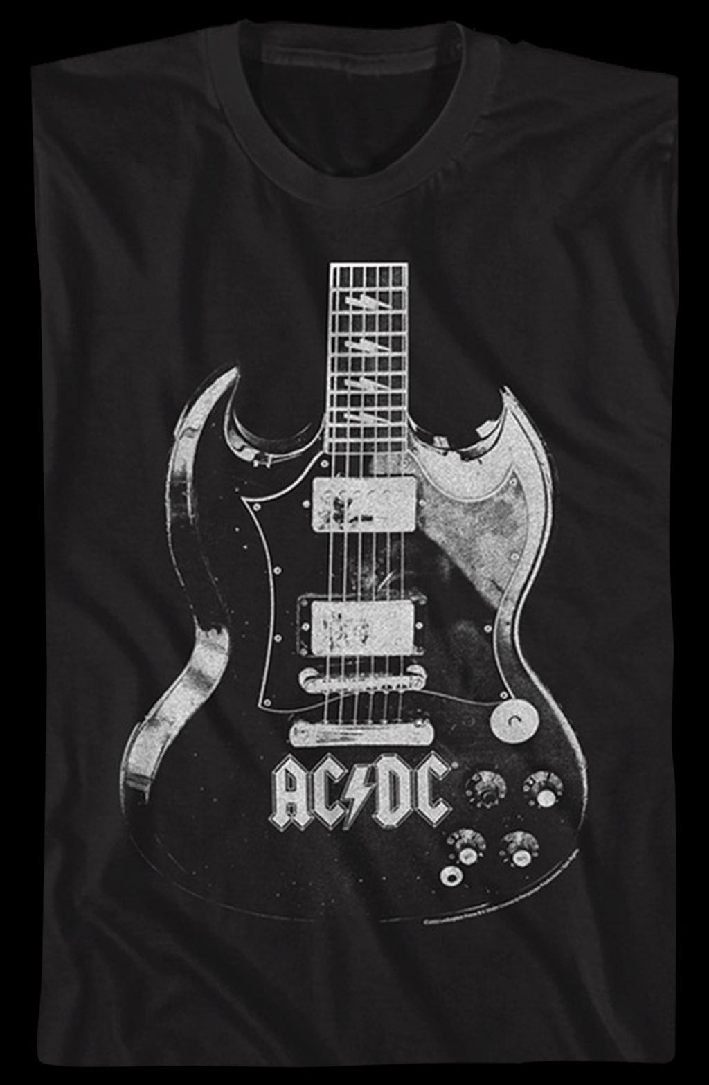 Vintage Guitar ACDC Shirt