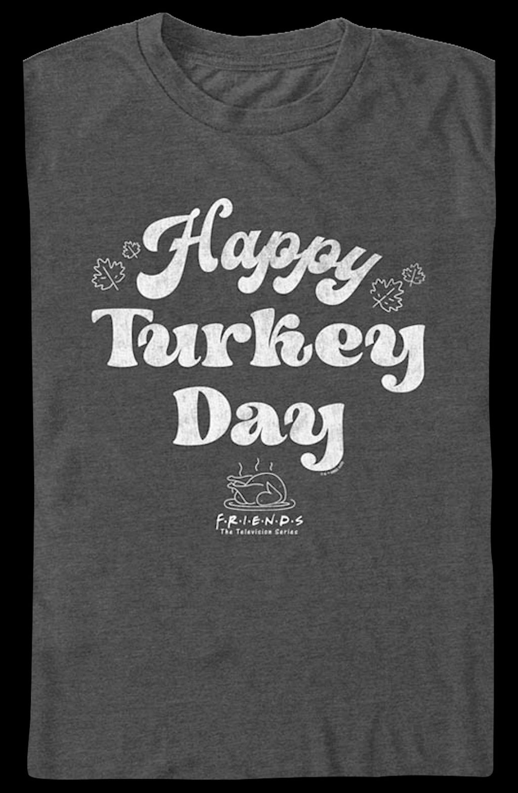 Vintage Happy Turkey Day Friends T-Shirt