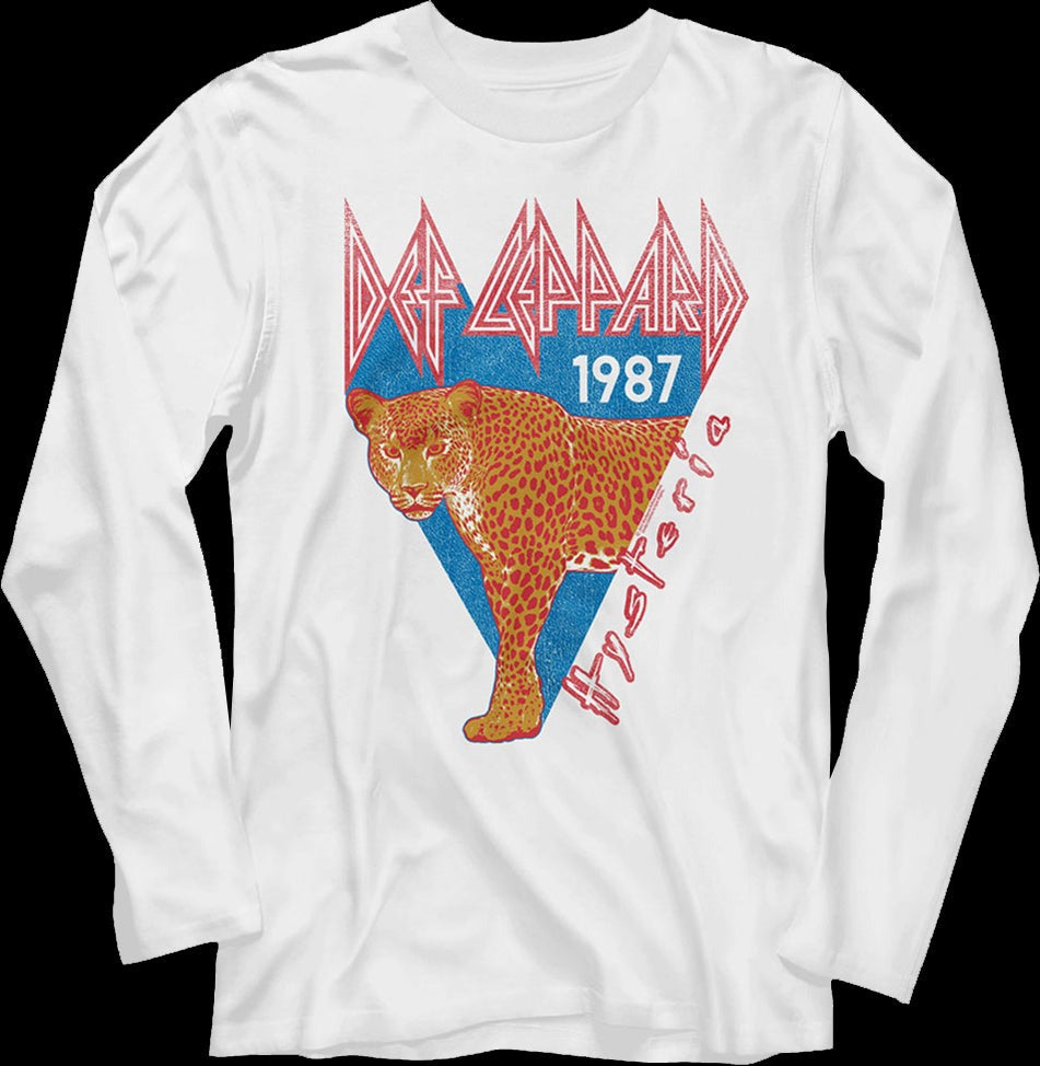 Vintage Hysteria 1987 Def Leppard Long Sleeve Shirt
