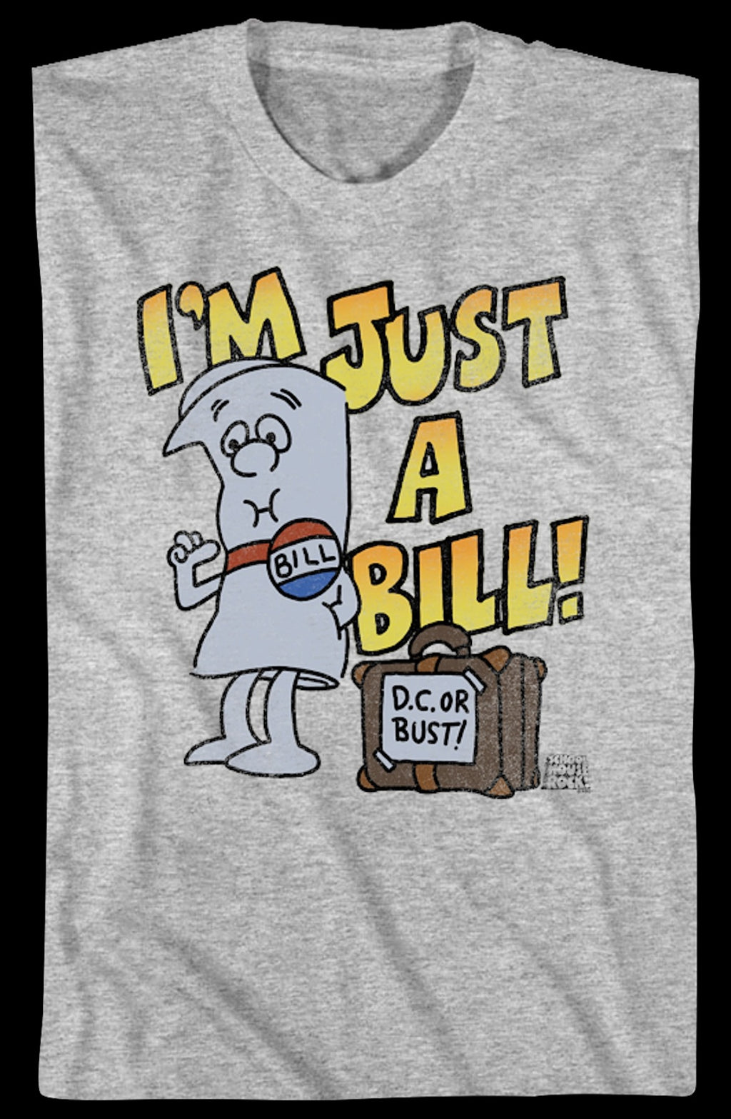 Vintage I'm Just A Bill Schoolhouse Rock T-Shirt