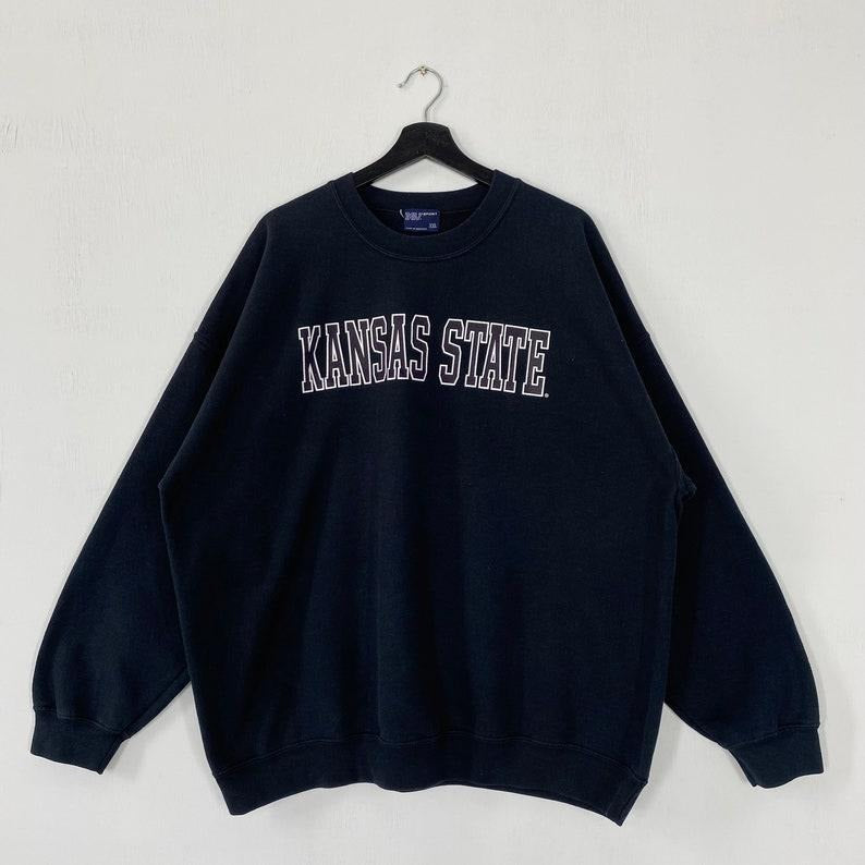Vintage Kansas State University Kansas State Crewneck Unisex Tshirt, sweatshirt, hoodie Cotton Fabric Classic Menswear