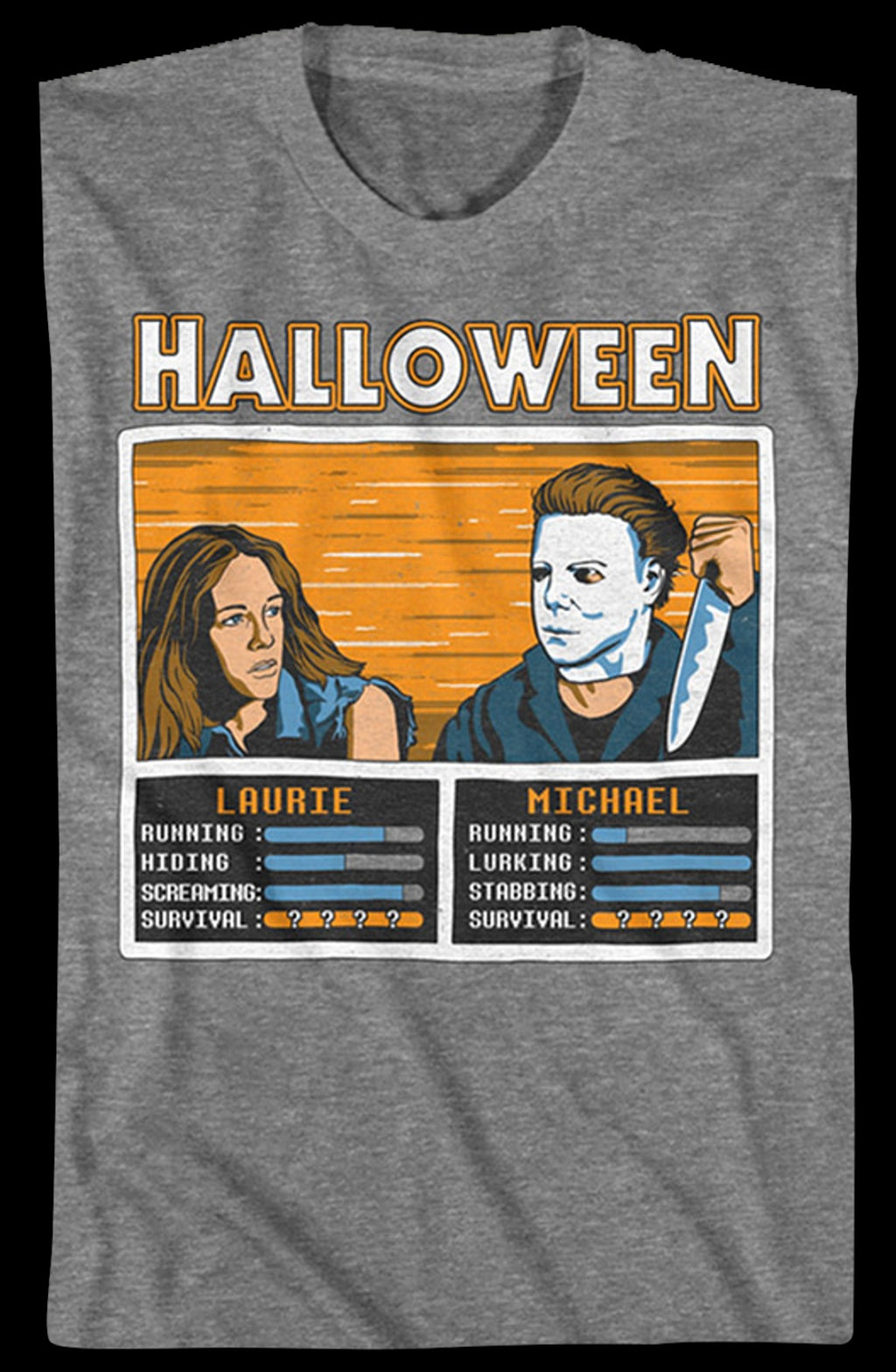 Vintage Laurie vs Michael Halloween T-Shirt