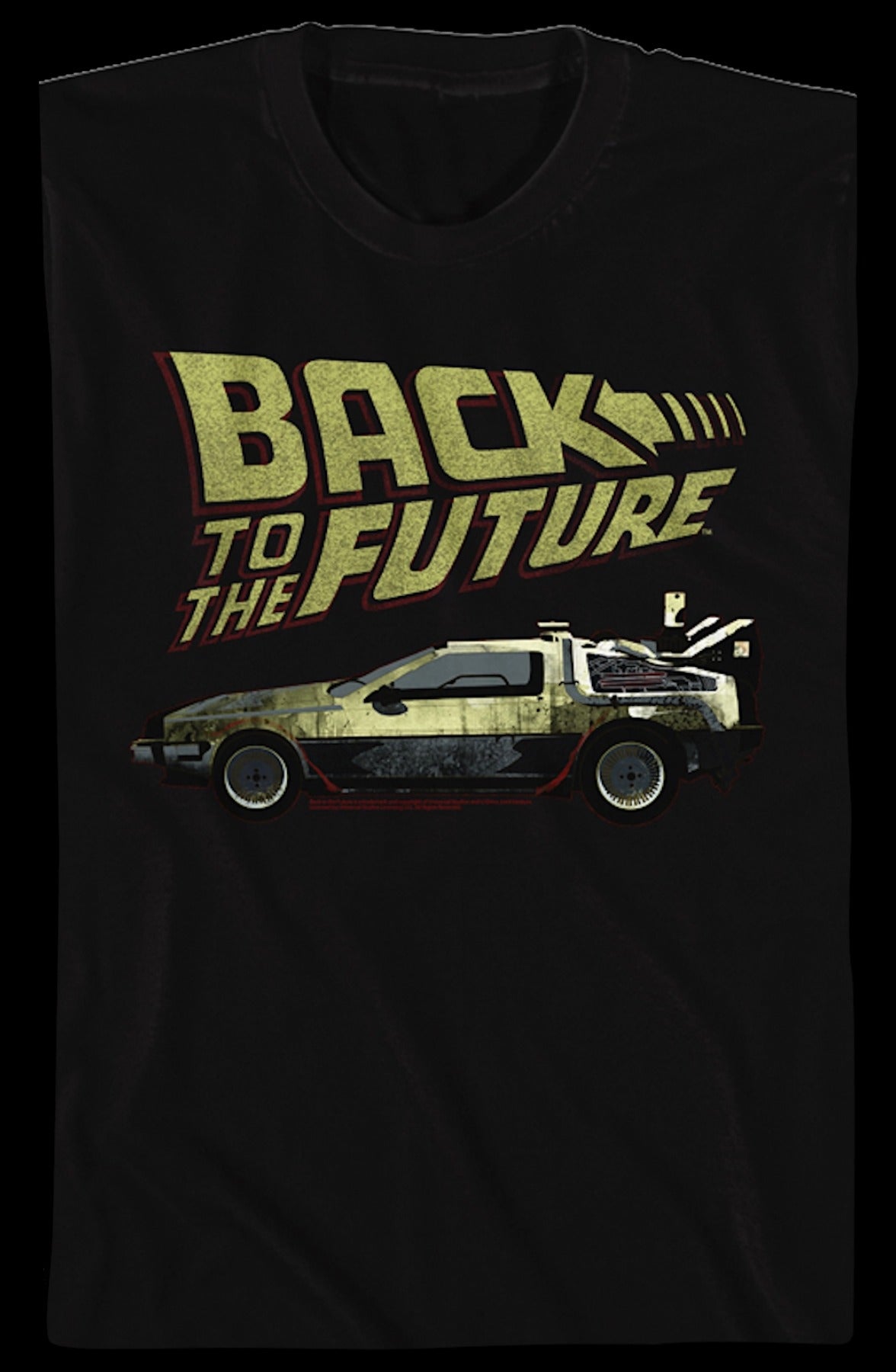 Vintage Logo & DeLorean Back To The Future T-Shirt