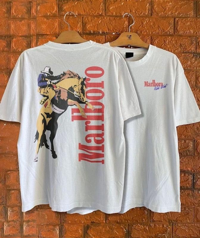 Vintage Marlboro t-shirt Cowboy Wild West  sweater and hoodie