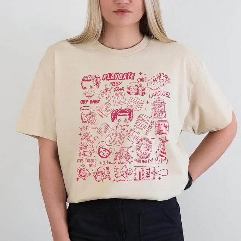 Vintage Melanie Martinez Cry baby T Shirt, Pop Music Sweatshirt