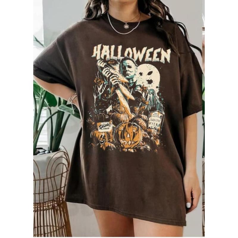 Vintage Michael Myers Halloween Sweatshirt, Michael Myers Shirt, Horror Movies Shirt, Horror Character Shirt, Halloween Crewneck Sweatshirt