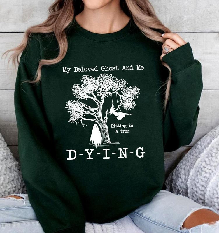 Vintage My Beloved Ghost And Me Shirt, Halloween Shirt