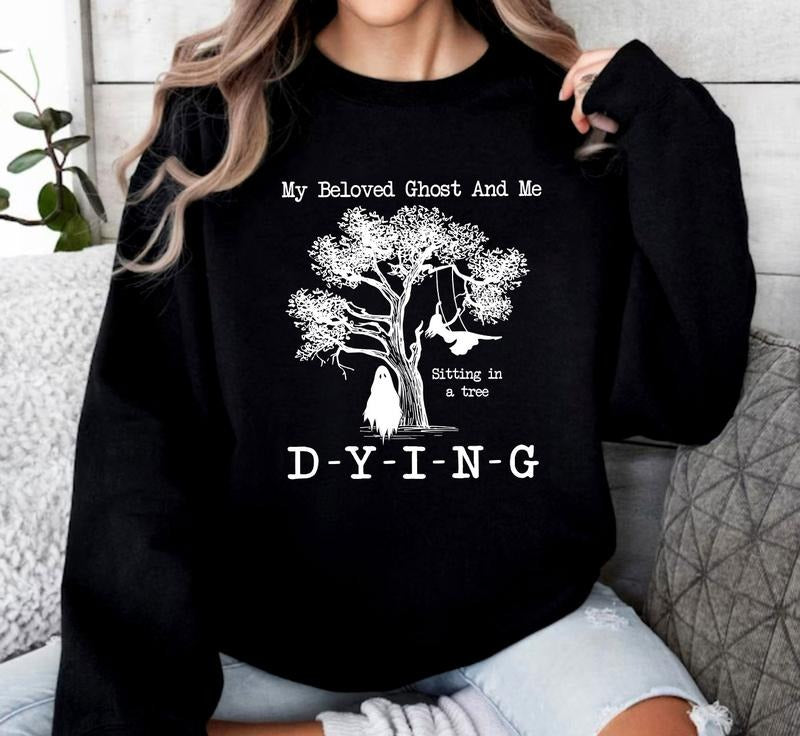 Vintage My Beloved Ghost And Me Shirt, Halloween Shirt