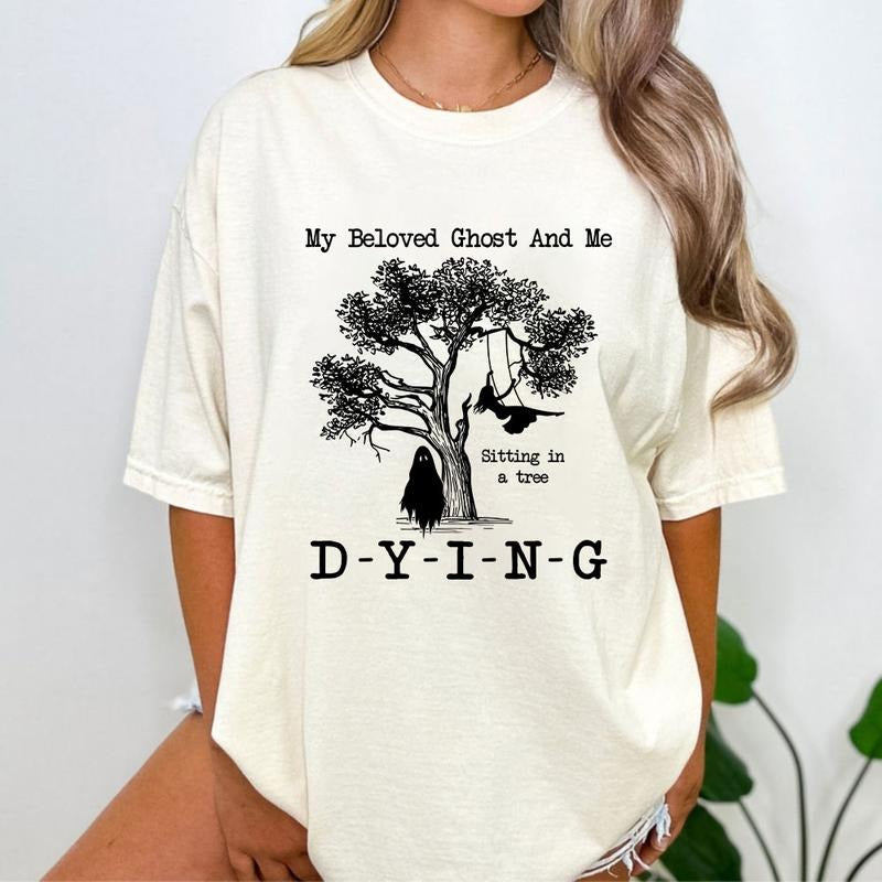 Vintage My Beloved Ghost And Me Shirt, Halloween Shirt