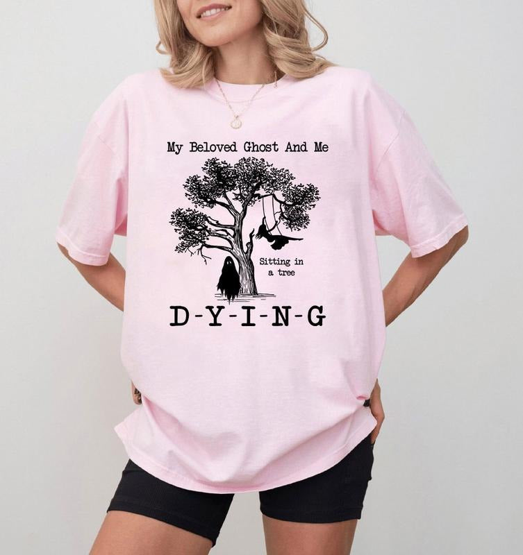 Vintage My Beloved Ghost And Me Shirt, Halloween Shirt