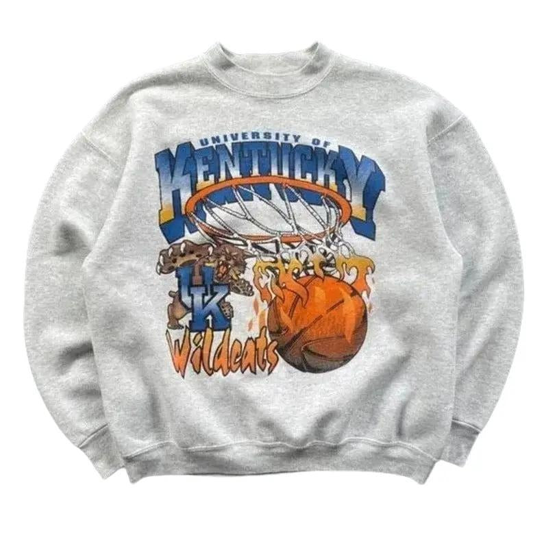 Vintage NCAA Kentucky Wildcats Logo Sweatshirt, University of Kentucky NCAA Style Unisex t-shirt, sweatshirt, hoodie Classic Cotton