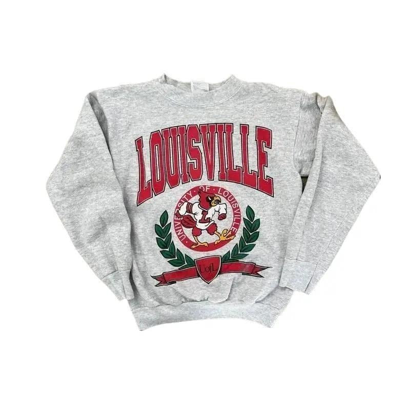 Vintage NCAA Louisville Cardinals College Sweatshirt, University of Louisville Shirt, College Vintage Shirt
