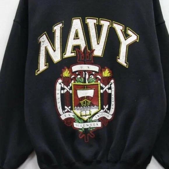 Vintage NCAA Navy Midshipmen Gif Women and Men Unisex t-shirt, sweatshirt, hoodie Classic Cotton Fabric Menswear
