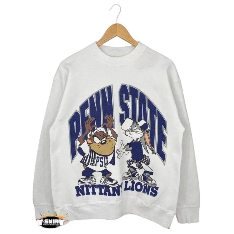 Vintage NCAA Penn State Nittany Lions Looney Tunes Shirt, Penn State Nittany Lions Pennsylvania State University Unisex t-shirt, sweatshirt, hoodie Cotton Menswear