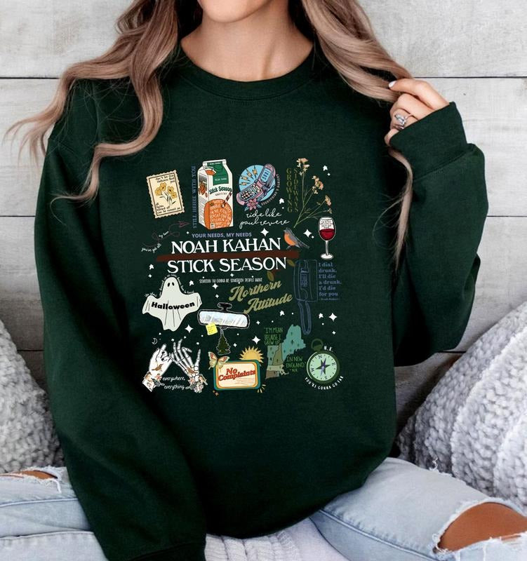 Vintage Noah Kahan Stick Season Shirt,  Mental Health Matters Shirt,  Positive Shirt, Folk Pop Music Shirt