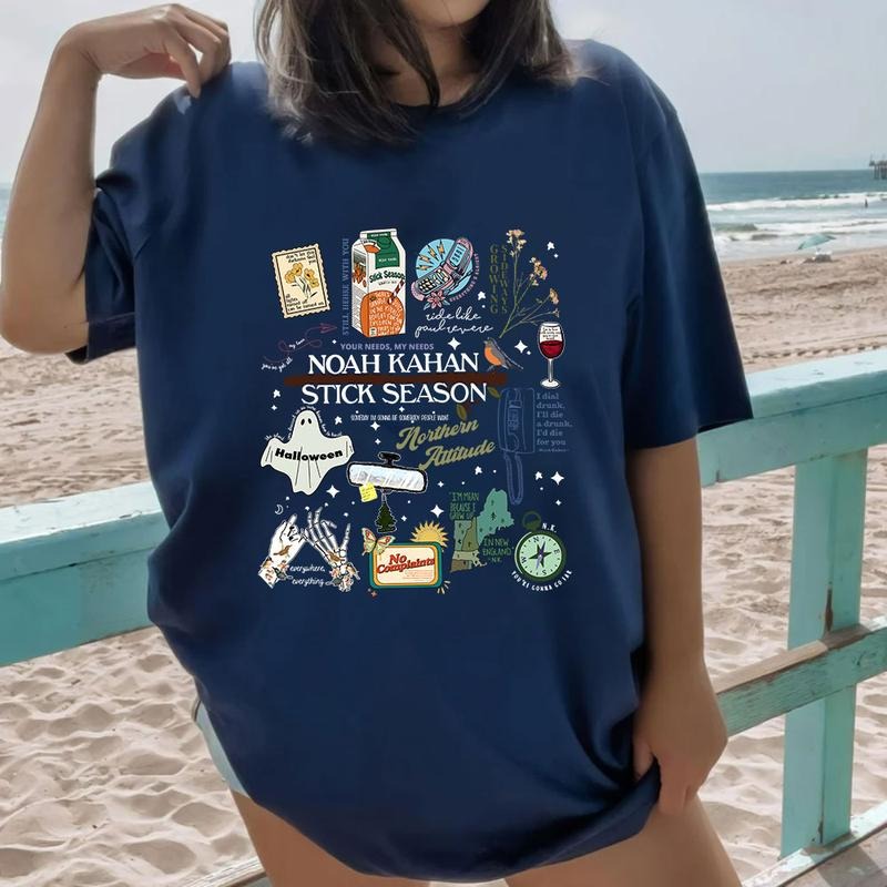 Vintage Noah Kahan Stick Season Shirt,  Mental Health Matters Shirt,  Positive Shirt, Folk Pop Music Shirt