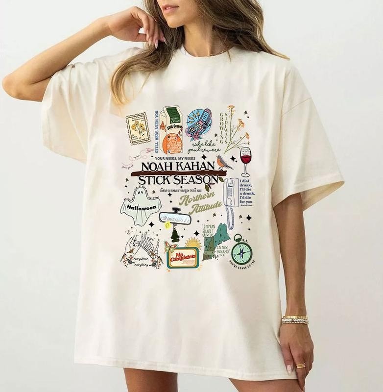 Vintage Noah Kahan Stick Season Shirt,  Mental Health Matters Shirt,  Positive Shirt, Folk Pop Music Shirt