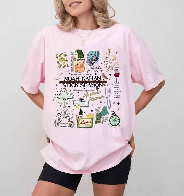 Vintage Noah Kahan Stick Season Shirt,  Mental Health Matters Shirt,  Positive Shirt, Folk Pop Music Shirt