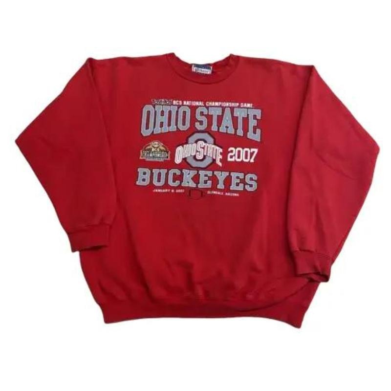 Vintage Ohio State Buckeyes NCAA 2007 Unisex t-shirt, sweatshirt, hoodie Cotton Menswear