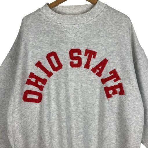 Vintage Ohio State University Buckeyes NCAA Pullover Crewneck Gift Unisex t-shirt, sweatshirt, hoodie Cotton Menswear