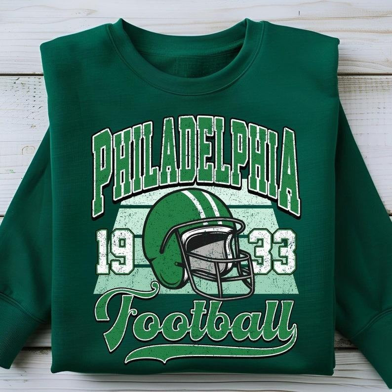 Vintage Philadelphia Football Sweatshirt, Philadelphia Football Shirt, Philly Football Sweater, Philadelphia Football Fan