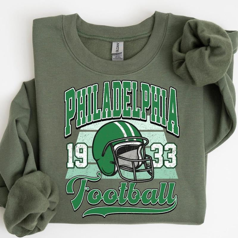Vintage Philadelphia Football Sweatshirt, Philadelphia Football Shirt, Philly Football Sweater, Philadelphia Football Fan