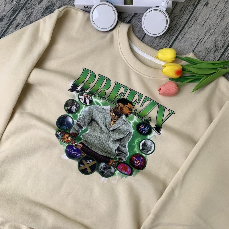 Vintage Rapper Br333zy TshirtSweatshirtHoodie, Rapper fan Shirt, Concerrt Tee