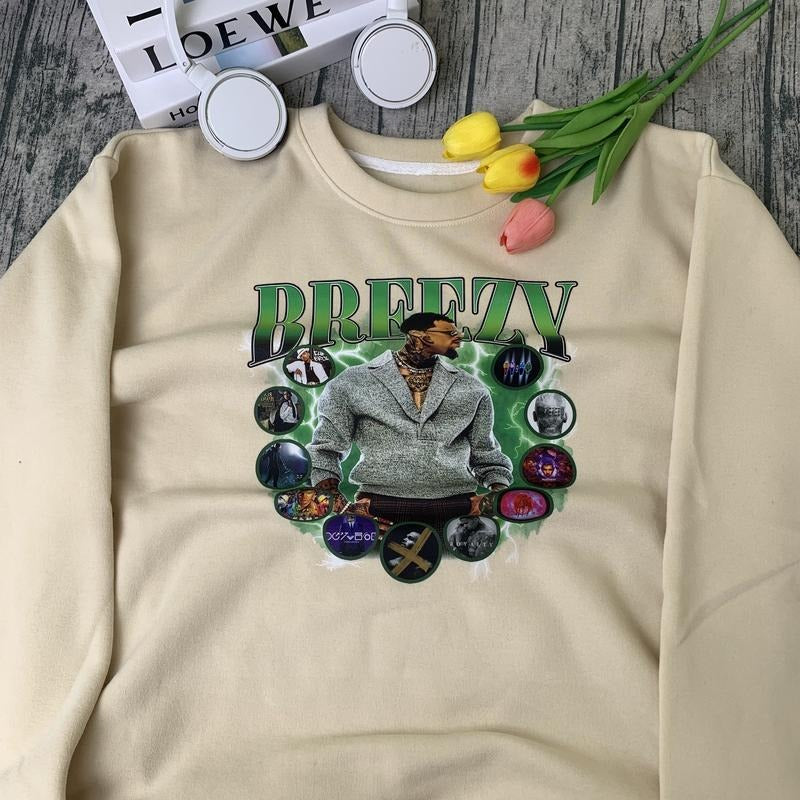 Vintage Rapper Br333zy TshirtSweatshirtHoodie, Rapper fan Shirt, Concerrt Tee