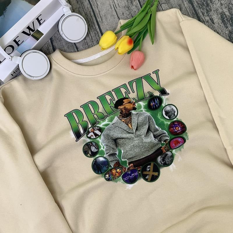 Vintage Rapper Br333zy TshirtSweatshirtHoodie, Rapper fan Shirt, Concerrt Tee