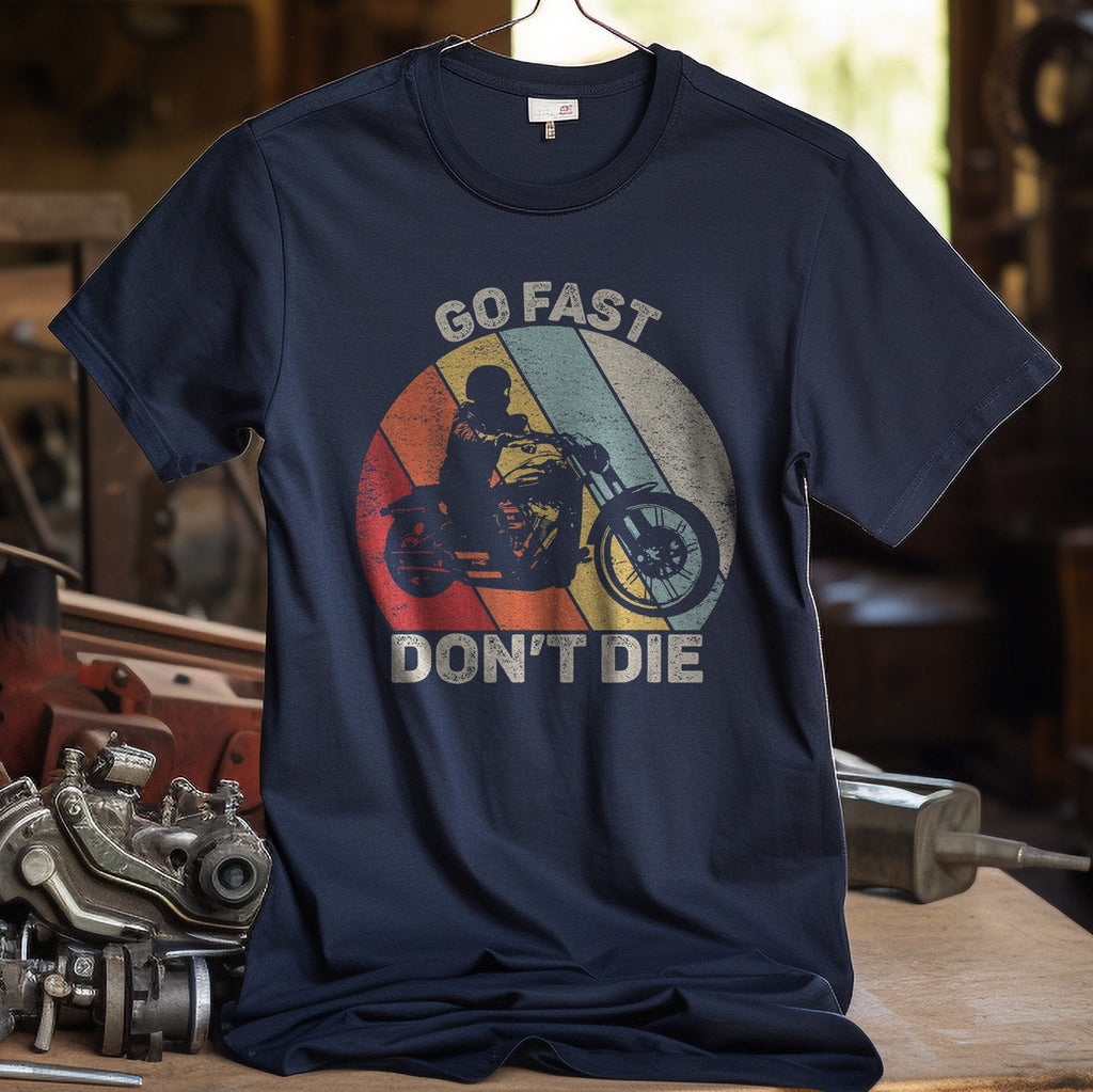 Vintage Retro Go Fast Don't Die T-Shirt