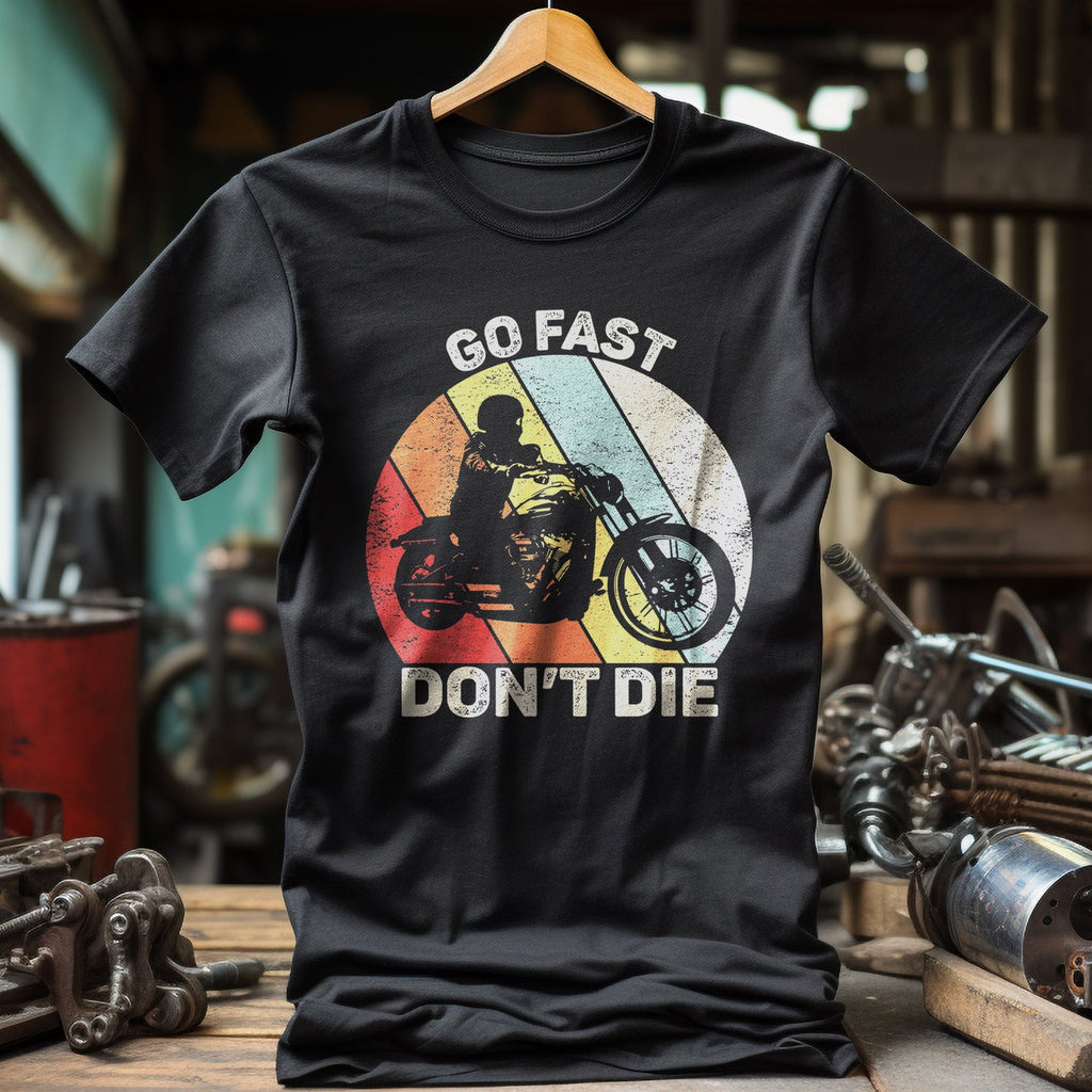 Vintage Retro Go Fast Don't Die T-Shirt