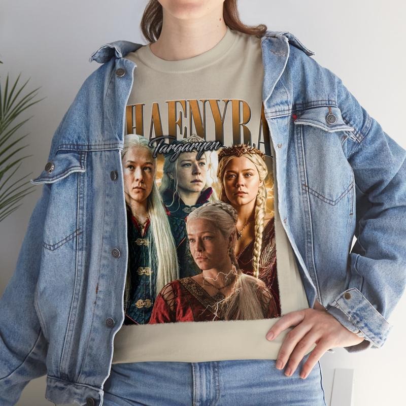 Vintage Rhaenyra Targaryen T ShirtCrewneck