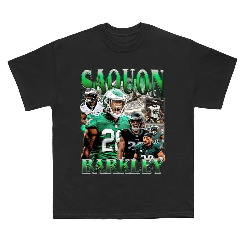 Vintage Saquon Barkley Shirt Football T-shirt, Vintage Football Graphic Shirt, Gift For Fans of Football