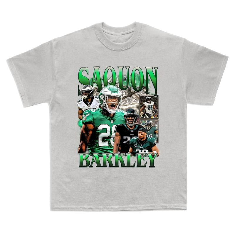 Vintage Saquon Barkley Shirt Football T-shirt, Vintage Football Graphic Shirt, Gift For Fans of Football style 001