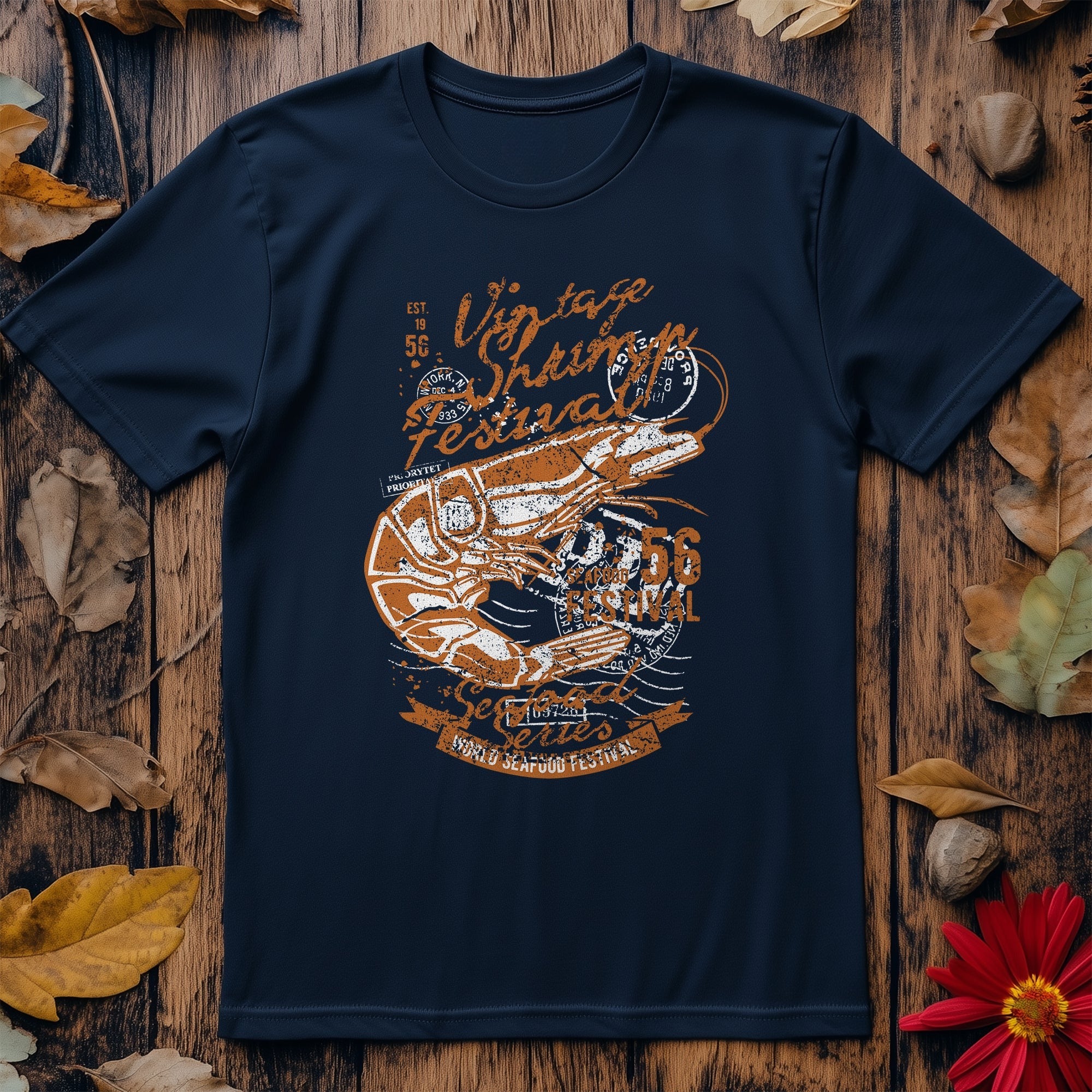 Vintage Shrimp T-Shirt - Dive into