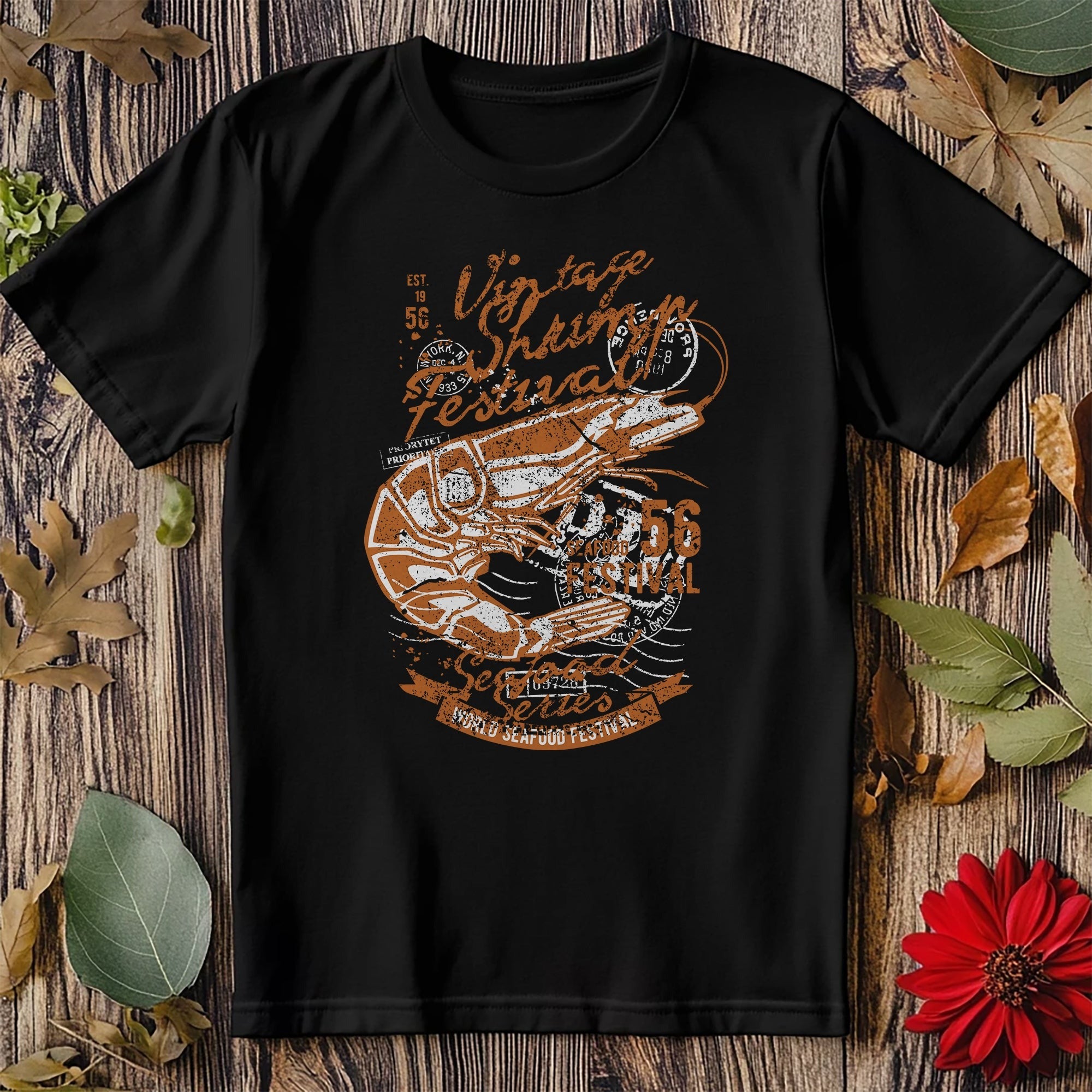Vintage Shrimp T-Shirt - Dive into
