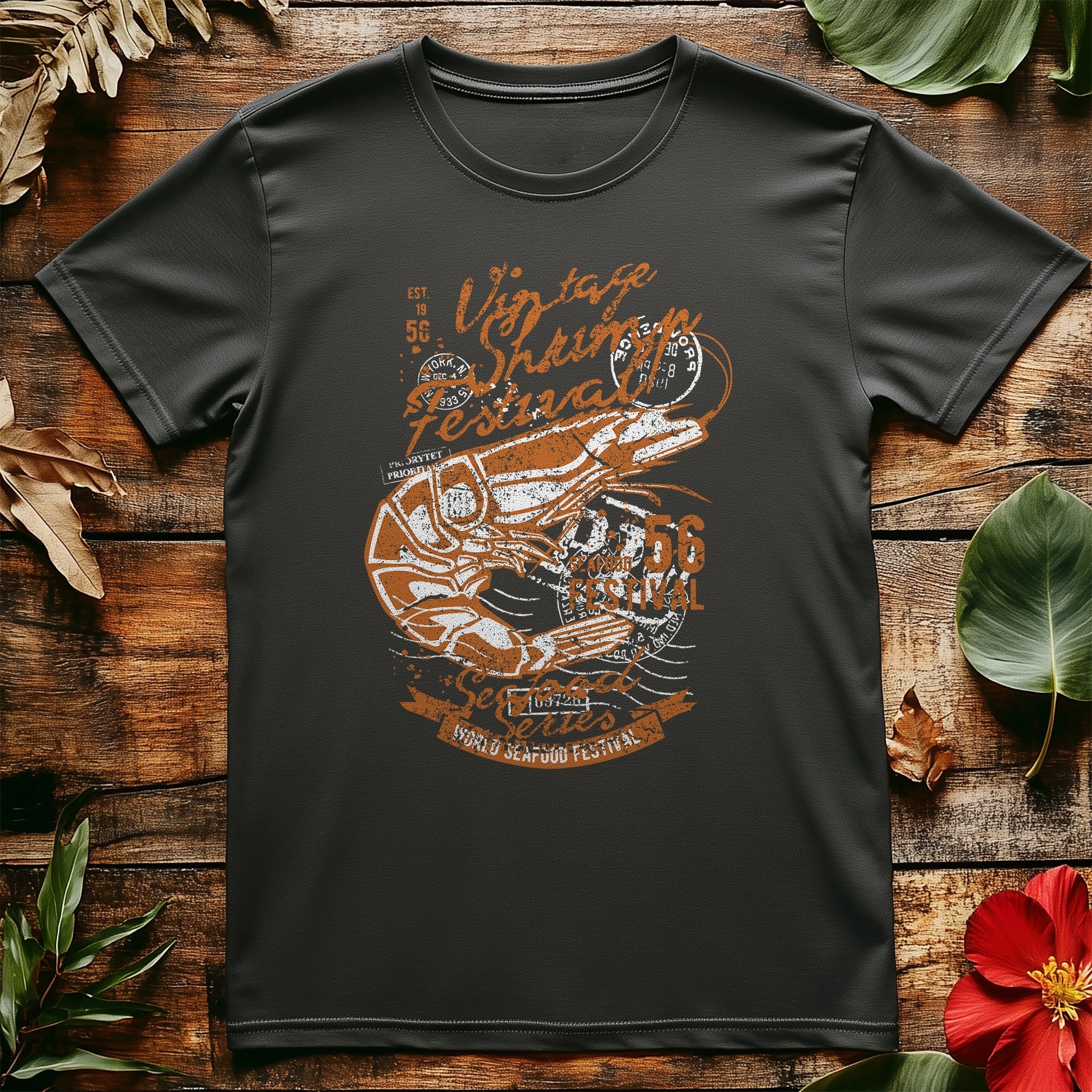Vintage Shrimp T-Shirt - Dive into