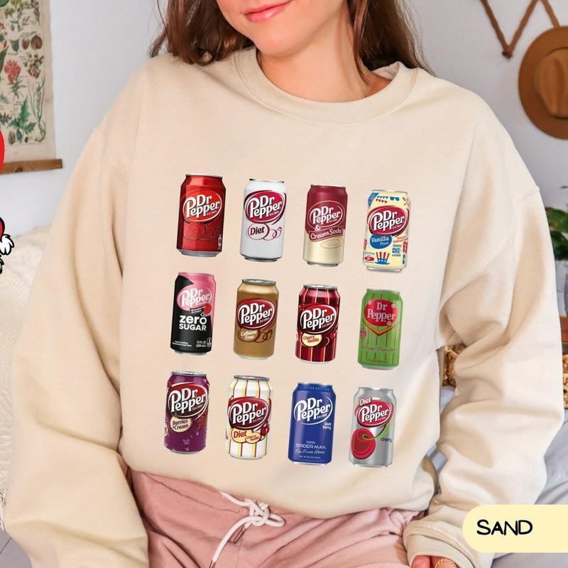 Vintage Soda Canned Shirt, Dr Pepper Sweatshirt, Trendy Soda Hoodie, Dr. Pepper Sweatshirt, Soda Sweatshirt, Pop Sweatshirt