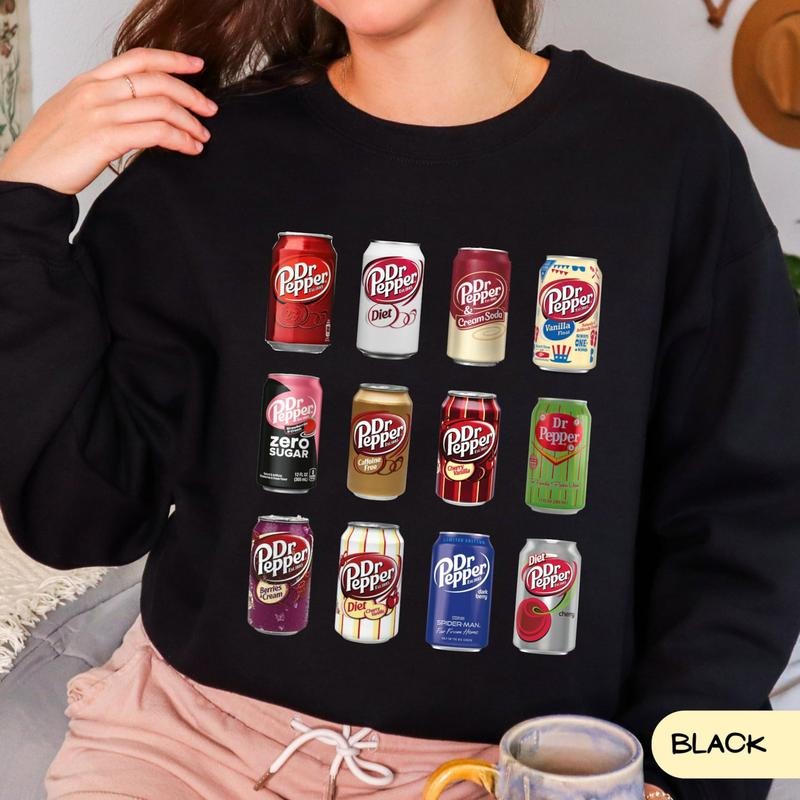 Vintage Soda Canned Shirt, Dr Pepper Sweatshirt, Trendy Soda Hoodie, Dr. Pepper Sweatshirt, Soda Sweatshirt, Pop Sweatshirt