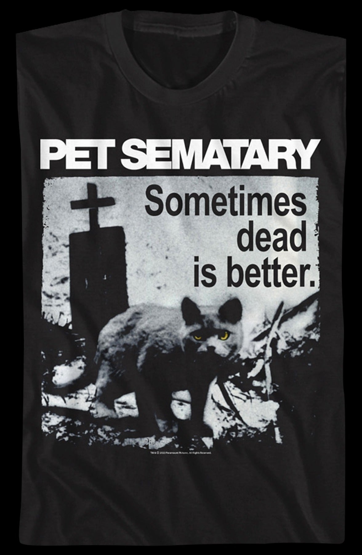 Vintage Sometimes Dead Is Better Pet Sematary T-Shirt