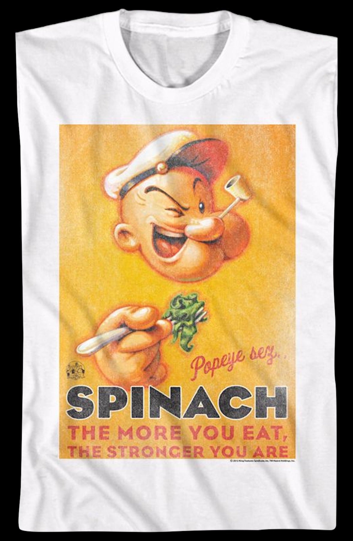 Vintage Spinach Poster Popeye T-Shirt