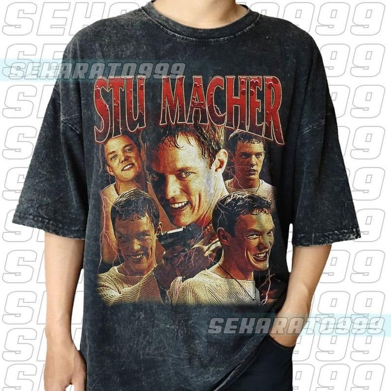 Vintage Stu Macher Tshirt, Vintage 90s Bootleg Classic Graphic, Matthew Lillard Retro Bootleg Rap Shirt, Scream Horror Movie Top Shortsleeve Tshirt