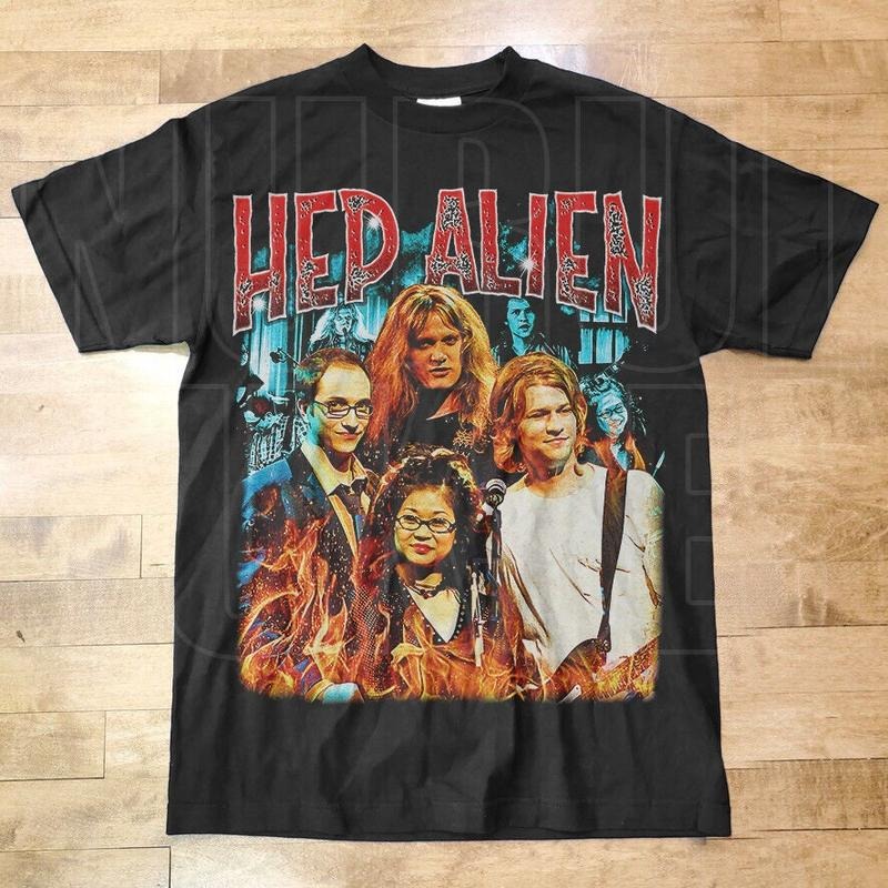 Vintage Style HEP ALIEN Vintage T-shirt, Gil Lane Zack Brian Shirt, Gilmore Band tee, 90s Graphic Shirt, Movie Shirt QB29
