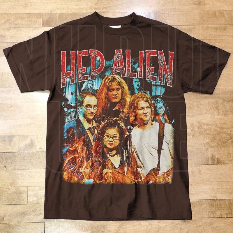 Vintage Style HEP ALIEN Vintage T-shirt, Gil Lane Zack Brian Shirt, Gilmore Band tee, 90s Graphic Shirt, Movie Shirt QB29