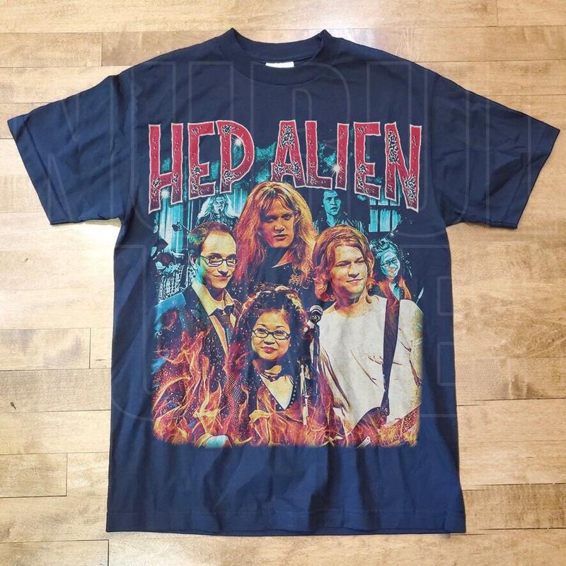 Vintage Style HEP ALIEN Vintage T-shirt, Gil Lane Zack Brian Shirt, Gilmore Band tee, 90s Graphic Shirt, Movie Shirt QB29