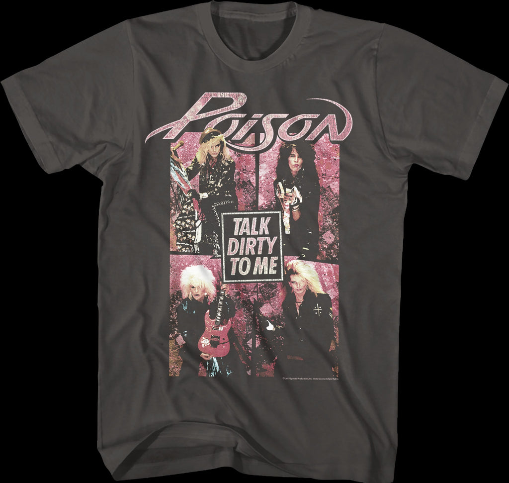 Vintage Talk Dirty To Me Poison T-Shirt
