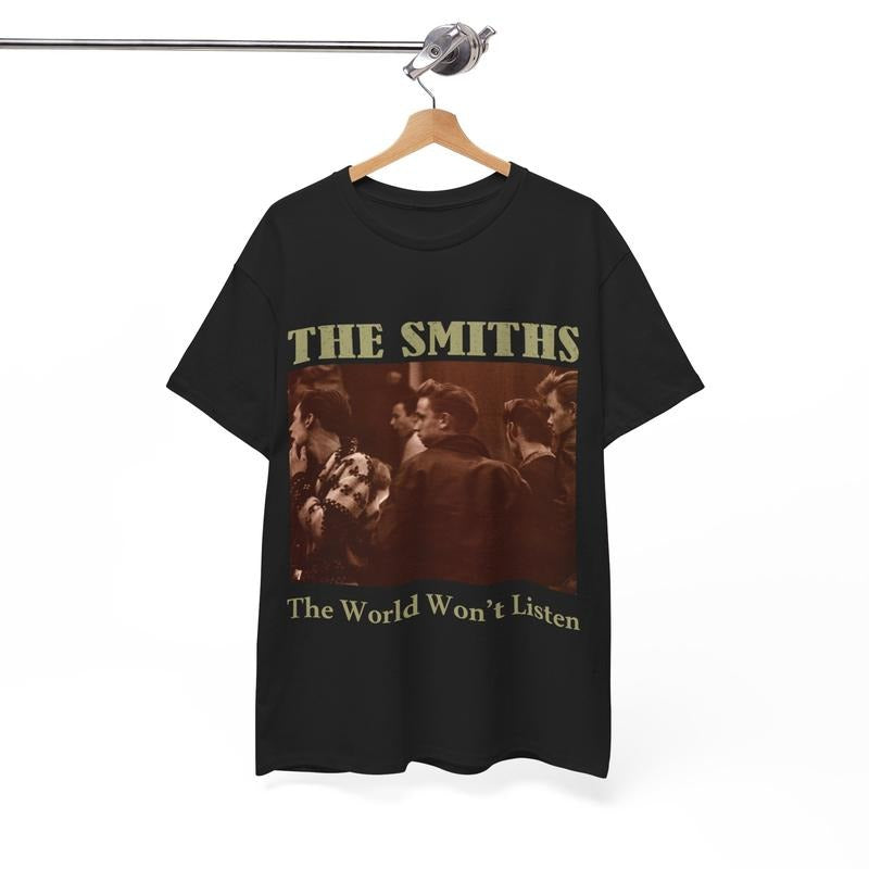 Vintage The Smiths Aesthetic T-Shirt - Retro The Smiths Shirt - The Smiths Shirt 80s Retro Musical Vintage T-Shirt Cotton Classic